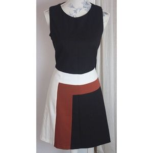 Block Color A-line Sleeveless Dress by F&F - 8